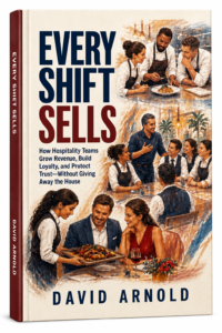 Every Shift Sells by Chef David Arnold — 3D book cover