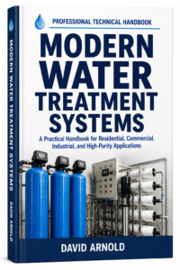 Modern Water Treatment Systems by David Arnold — 3D book cover
