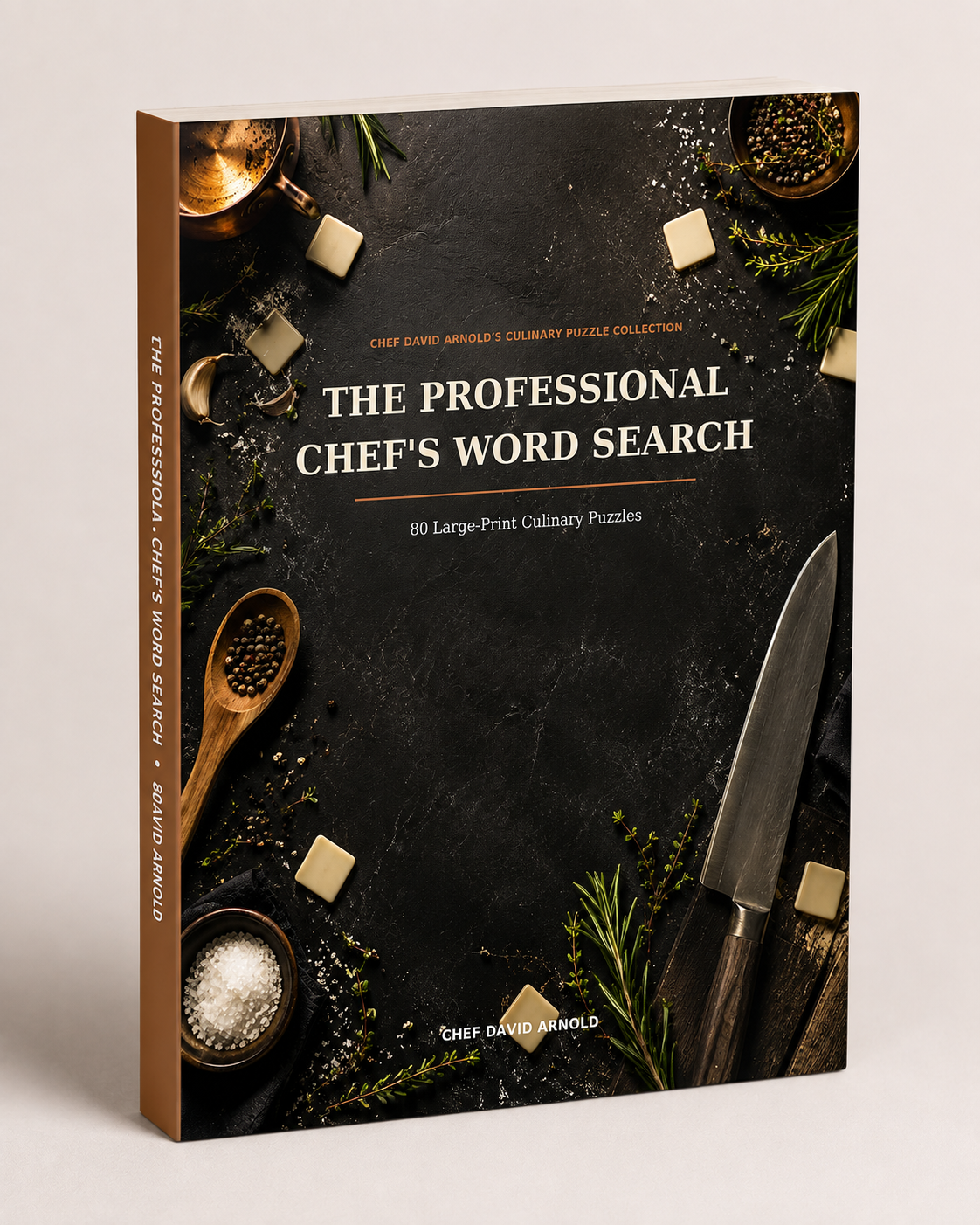 The Professional Chef’s Word Search — book cover by David Arnold