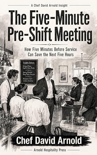 The Five-Minute Pre-Shift Meeting — book cover by David Arnold